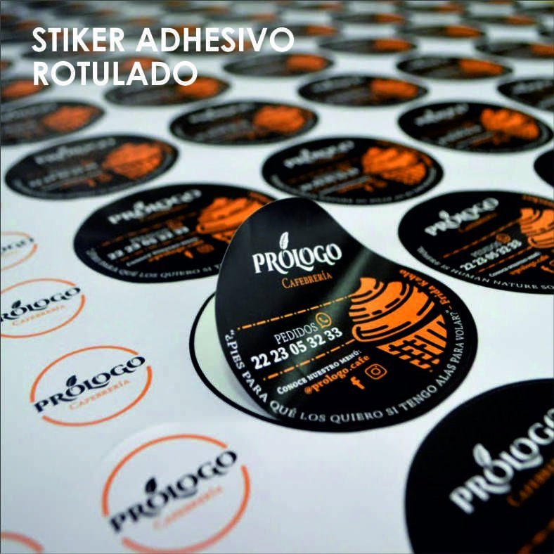 Custom die-cut round sticker sheets for brand packaging